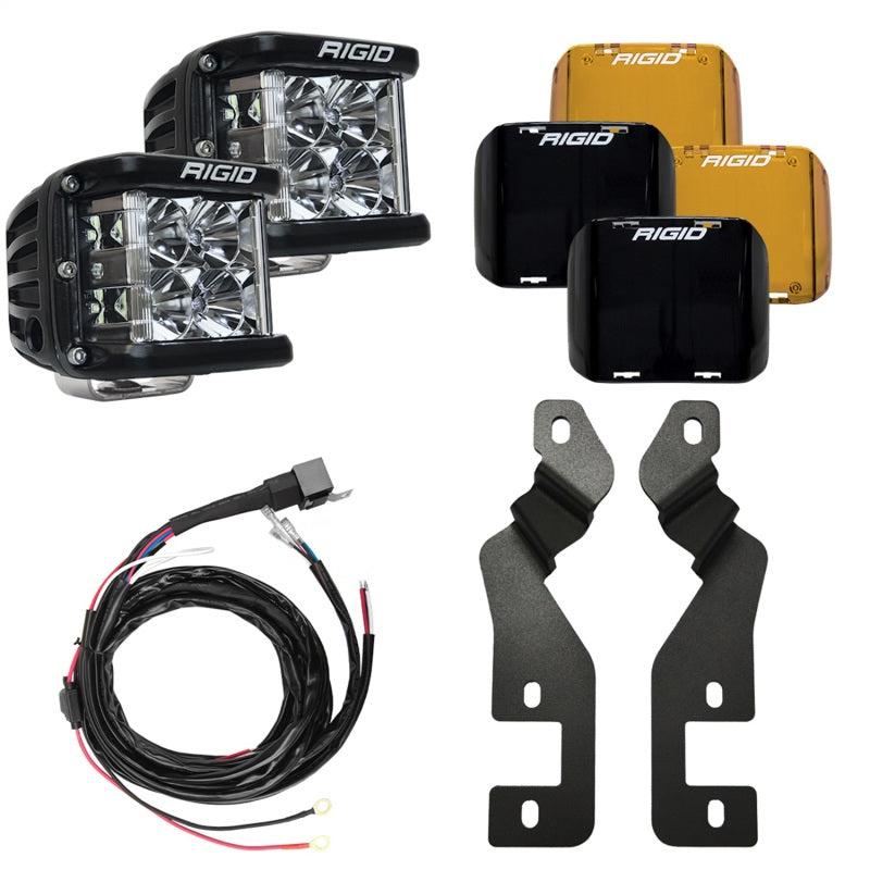 Rigid Industries 2021-2024 Ford Bronco Sport A-Pillar D-SS Series Side Shooter Light Mount Kit | rig46710