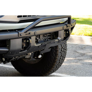 DV8 Offroad Factory Front Bumper Licence Relocation Bracket - Front for 2021+ Ford Bronco | dveLPBR-01