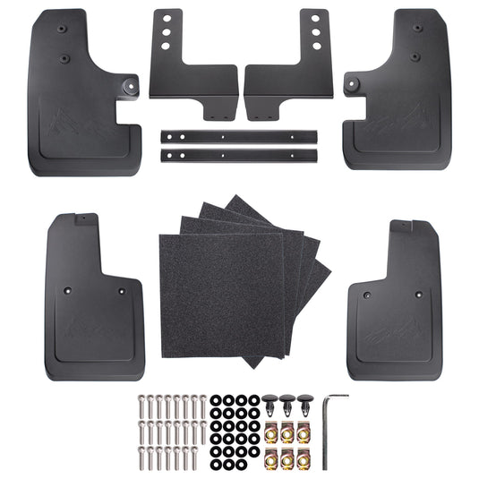 Buckle Up Off-Road No Drill Mud Flaps (Front & Rear) for 2021+ Ford Bronco