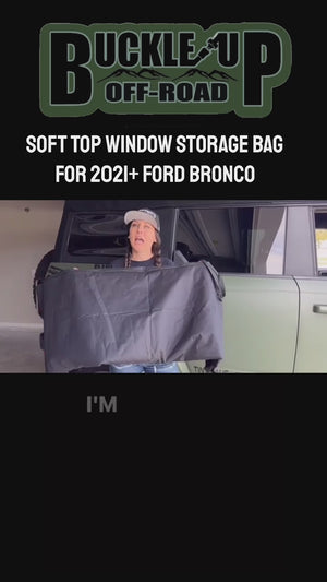 IAG I-Line Soft Top Window Bag for 2021, 2022, 2023, 2024 Ford Bronco