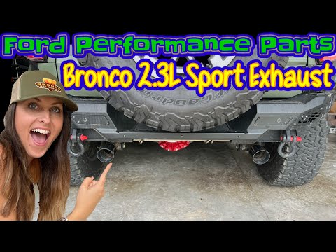 Ford Performance Bronco 2.7L Sport Tuned Axle-Back Exhaust - Chrome Tips for 2021+ Ford Bronco | frpM-5230-BR7SC