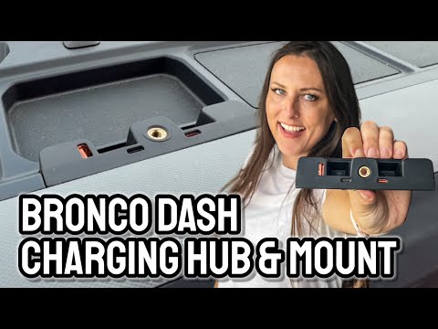 How to install a usb charging mount in Ford Bronco