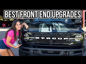 Buckle Up Off-Road Gloss White Grille for 2021+ Ford Bronco