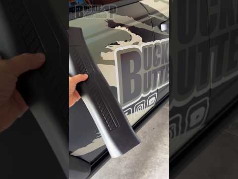 TATOO Car Door Edge Protector & Sill Guard For 2021-2025 Ford Bronco 4-Door – Black ABS/Acrylic – Self-Adhesive (4-Piece Set)