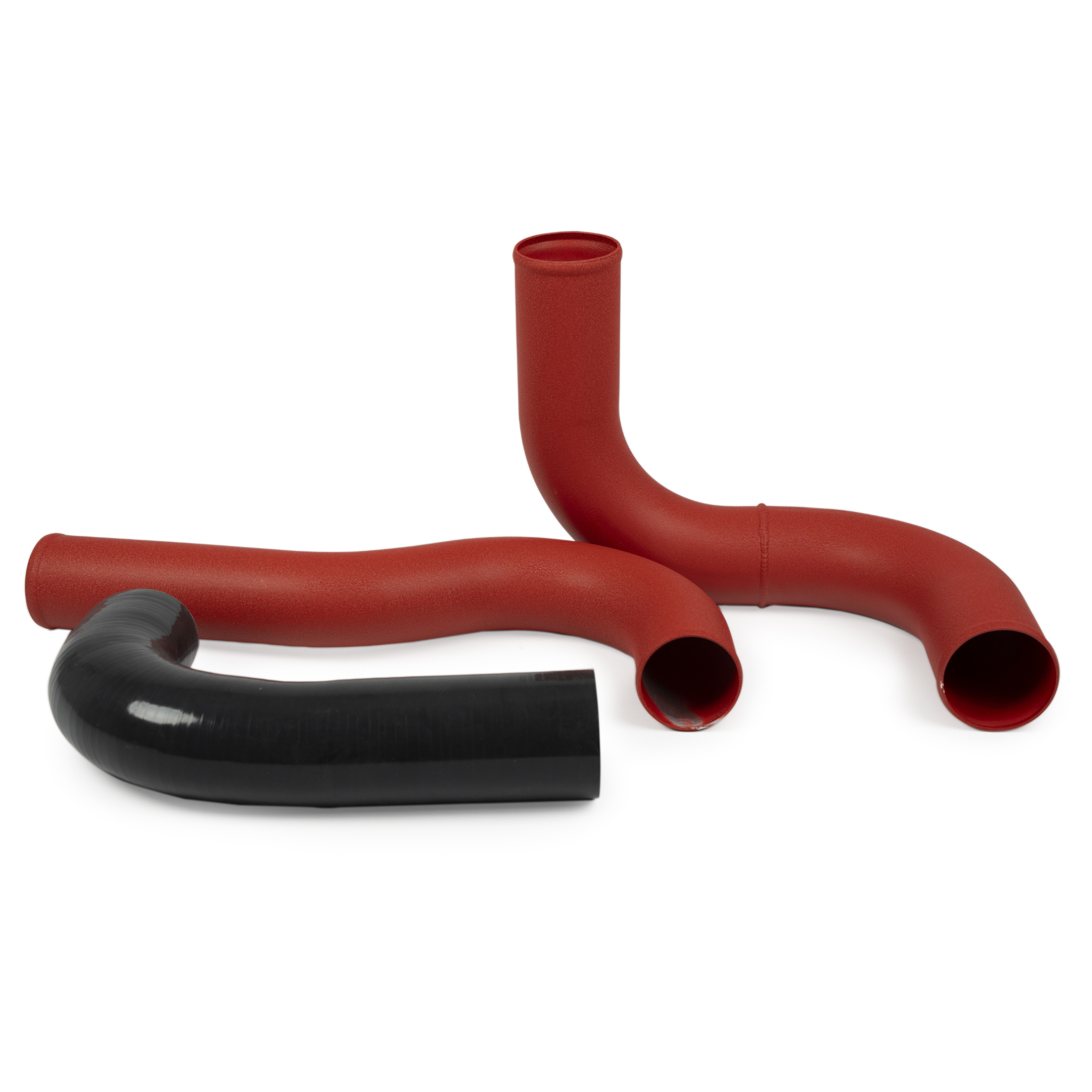 Process West Conversion Kit (Stage 1 Piping to Stage 2 Intercooler) - Red | PWRR0102R