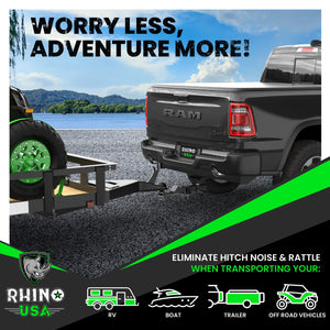 Rhino USA Hitch Tightener Anti-Rattle Clamp For 2.5In Receiver | HITCH-TIGHT-2.5