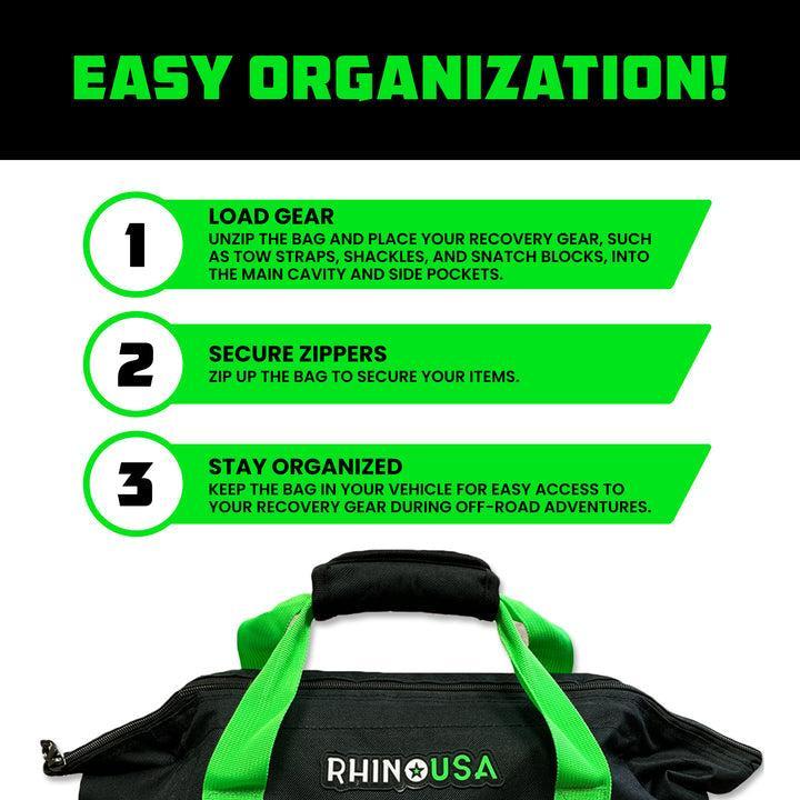 Rhino USA Recovery Bag (Black) | RNO-COMBO-BAG