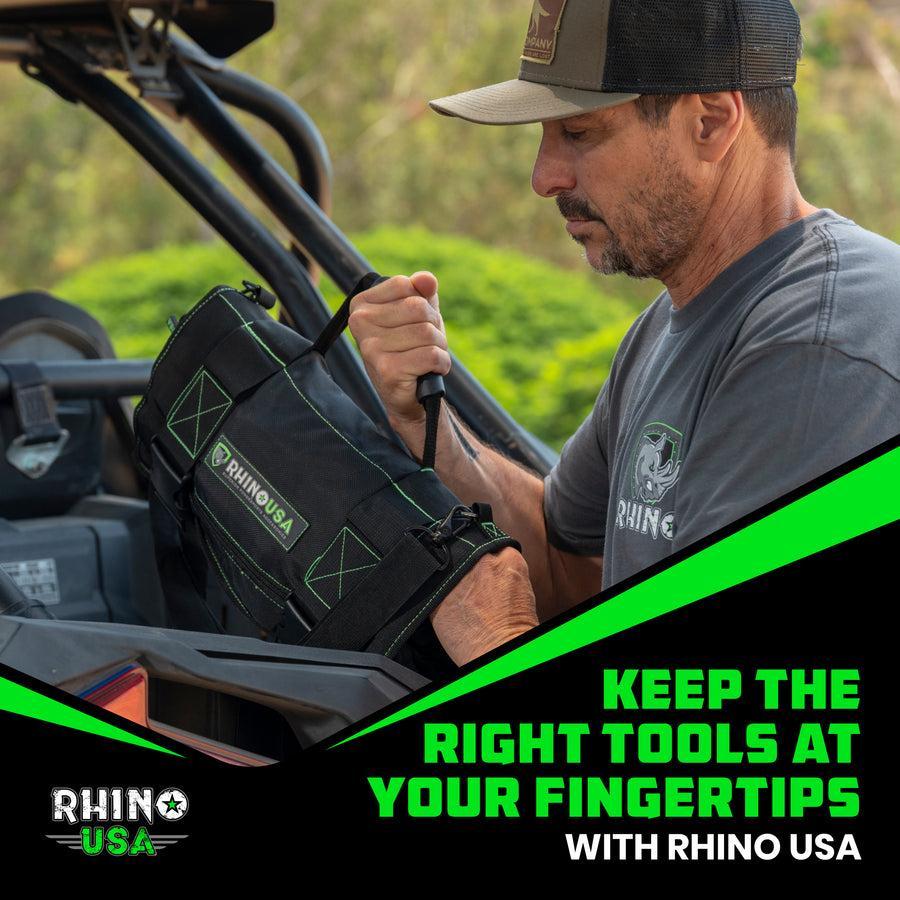 Rhino USA Heavy Duty Off-Road Tool Bag/Roll Black | RNO-TOOL-ROLL