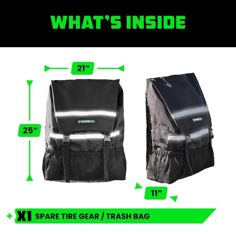Rhino USA Spare Tire Trash Bag - Black | TIREBAG-BLK