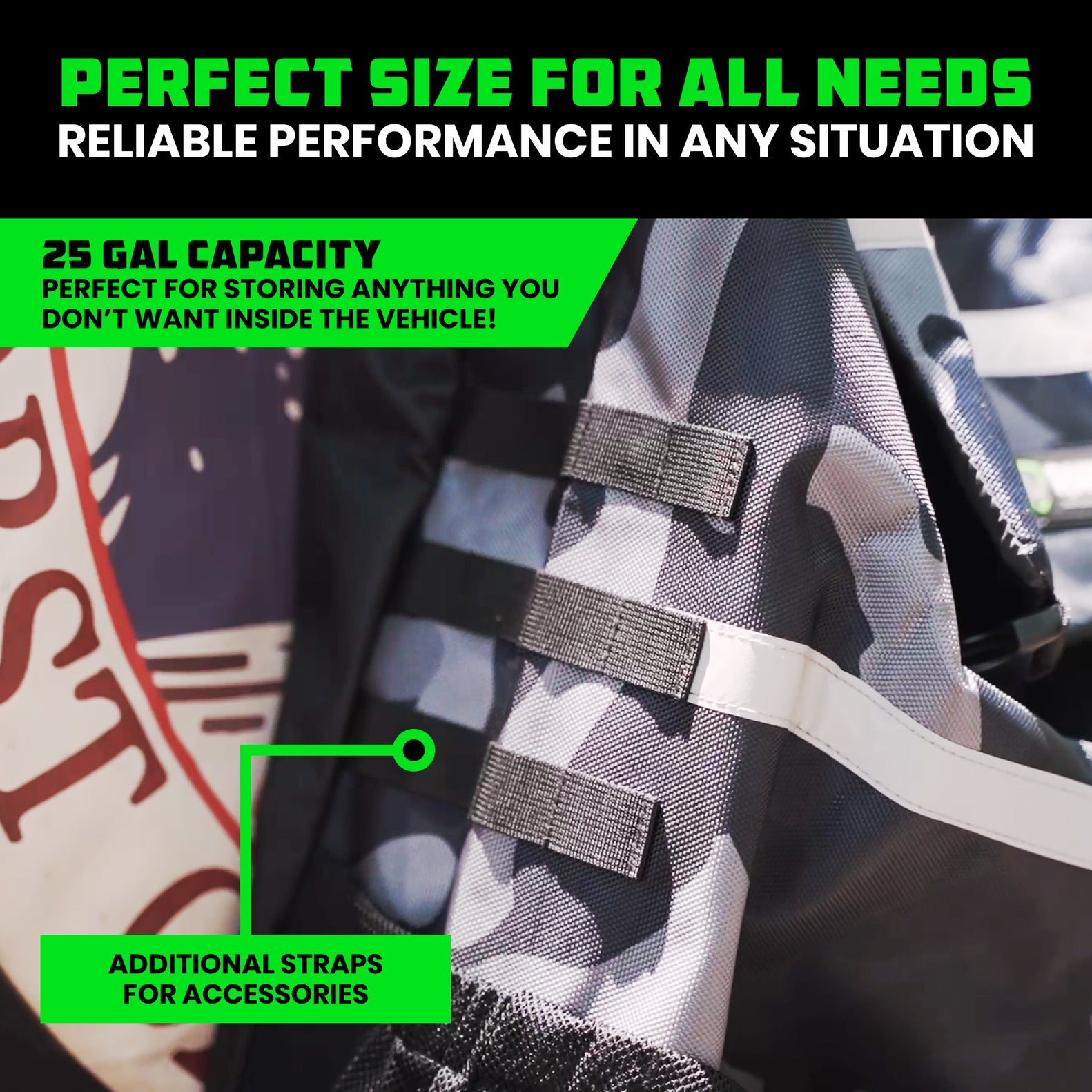 Rhino USA Spare Tire Trash Bag - Camo | TIREBAG-CAMO