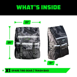 Rhino USA Spare Tire Trash Bag - Camo | TIREBAG-CAMO