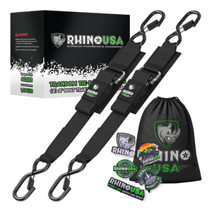 Rhino USA Transom Straps For Boat Trailer (Pair) | RNO-TRNSM-STRPS