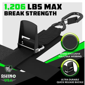 Rhino USA Transom Straps For Boat Trailer (Pair) | RNO-TRNSM-STRPS
