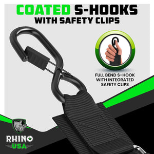 Rhino USA Transom Straps For Boat Trailer (Pair) | RNO-TRNSM-STRPS