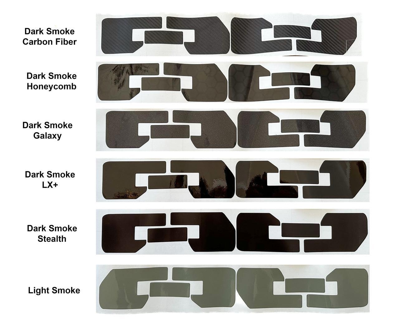 Sticker Fab Smoked Sidemarker Overlays (Front Only) - 2024+ Ranger & Ranger Raptor