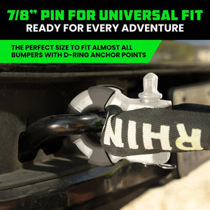 Rhino USA 8T Super Shackle 2-Pack (White) | SUPERSHACK-WHT