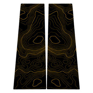 StickerFab Topographic B Pillar Overlays - 2024+ Ranger
