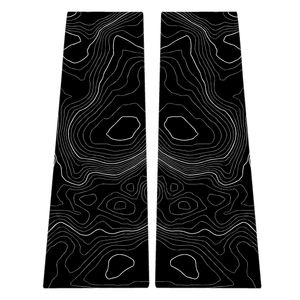 StickerFab Topographic B Pillar Overlays - 2024+ Ranger
