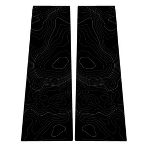 StickerFab Topographic B Pillar Overlays - 2024+ Ranger