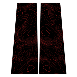 StickerFab Topographic B Pillar Overlays - 2024+ Ranger