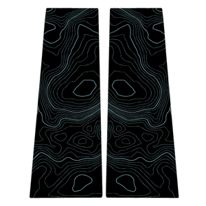 StickerFab Topographic B Pillar Overlays - 2024+ Ranger