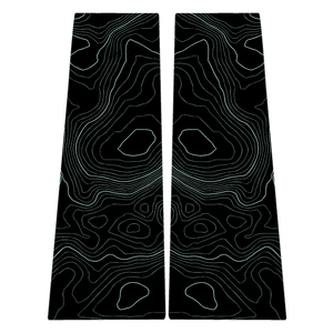 StickerFab Topographic B Pillar Overlays - 2024+ Ranger