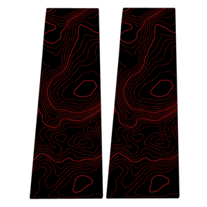 StickerFab Topographic B Pillar Overlays - 2024+ Ranger