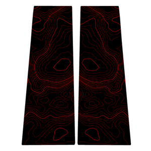 StickerFab Topographic B Pillar Overlays - 2024+ Ranger