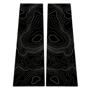 StickerFab Topographic B Pillar Overlays - 2024+ Ranger