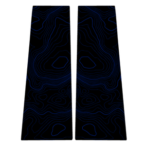 StickerFab Topographic B Pillar Overlays - 2024+ Ranger