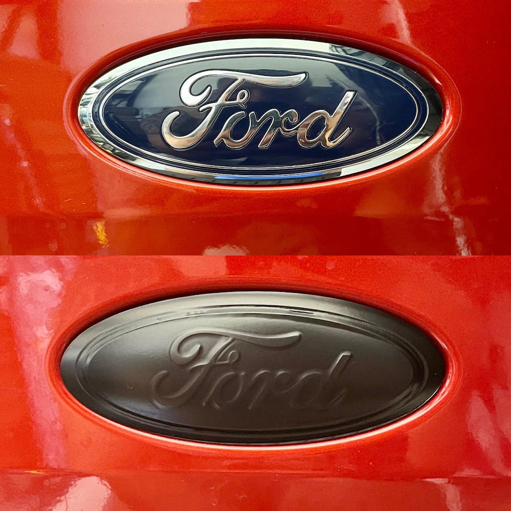 StickerFab Ford Bronco Rear Oval Emblem Overlay (Tint or Solid) - 2021-2023 Bronco / Bronco Sport