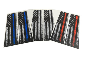 American Flag Pillar Protection Kit (Printed Series) - 2021+ Bronco 4 Door