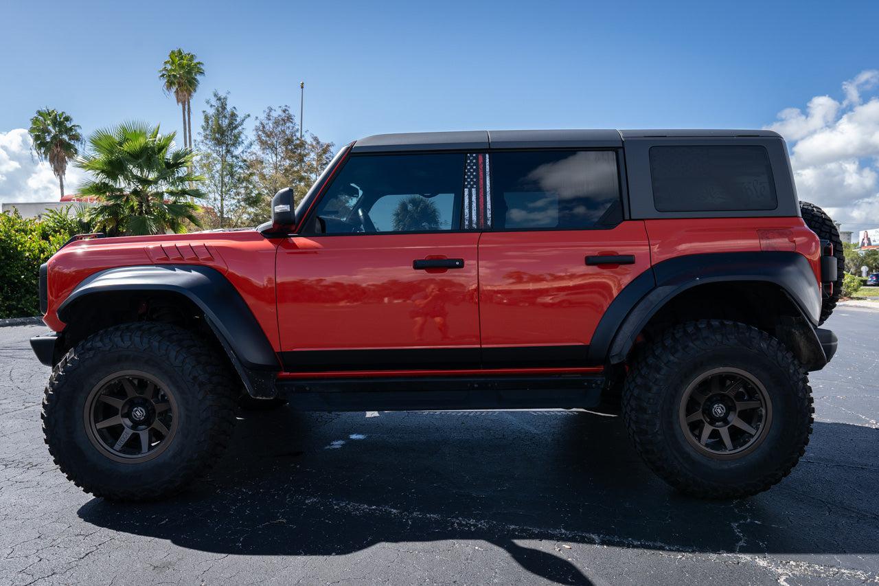 American Flag Pillar Protection Kit (Printed Series) - 2021+ Bronco 4 Door