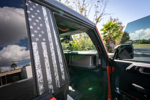 American Flag Pillar Protection Kit (Printed Series) - 2021+ Bronco 4 Door