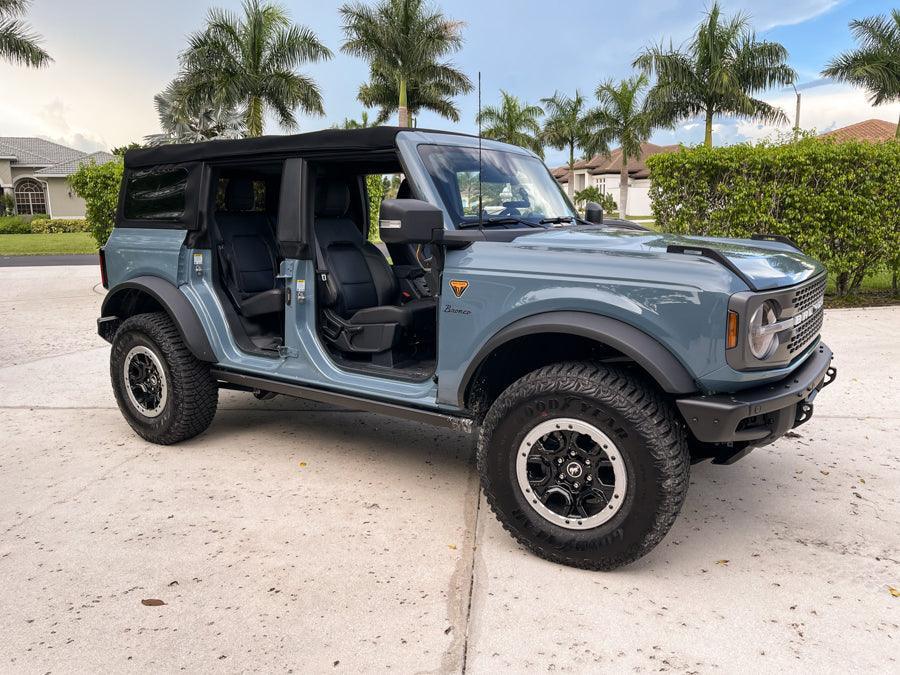 StickerFab Vinyl Door Sill Protectors - 2021+ Ford Bronco 4 Door