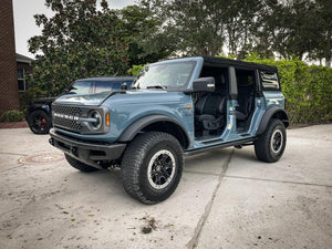 StickerFab Vinyl Door Sill Protectors - 2021+ Ford Bronco 4 Door
