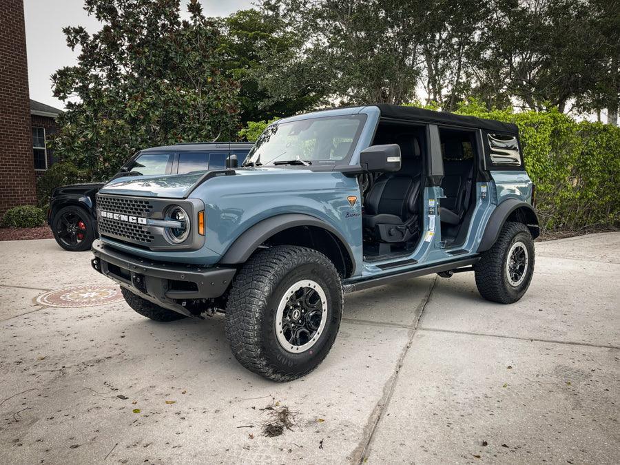 StickerFab Vinyl Door Sill Protectors - 2021+ Ford Bronco 4 Door