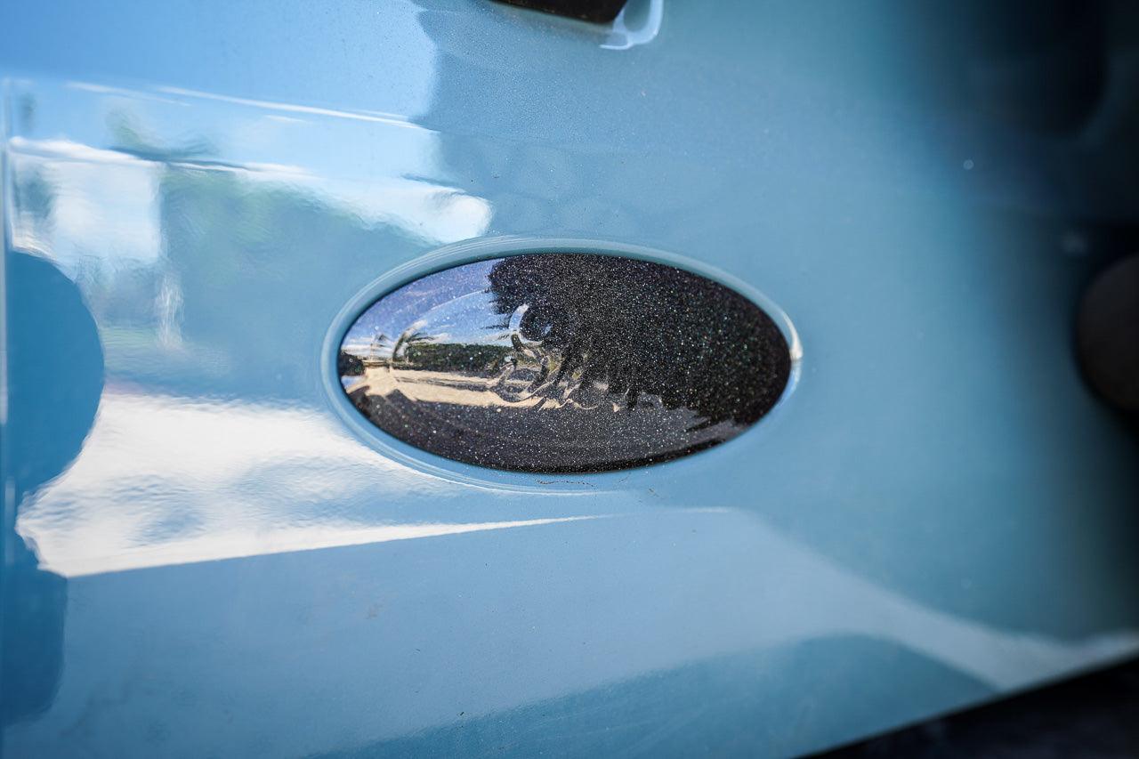 StickerFab Ford Bronco Rear Oval Emblem Overlay (Tint or Solid) - 2021-2023 Bronco / Bronco Sport