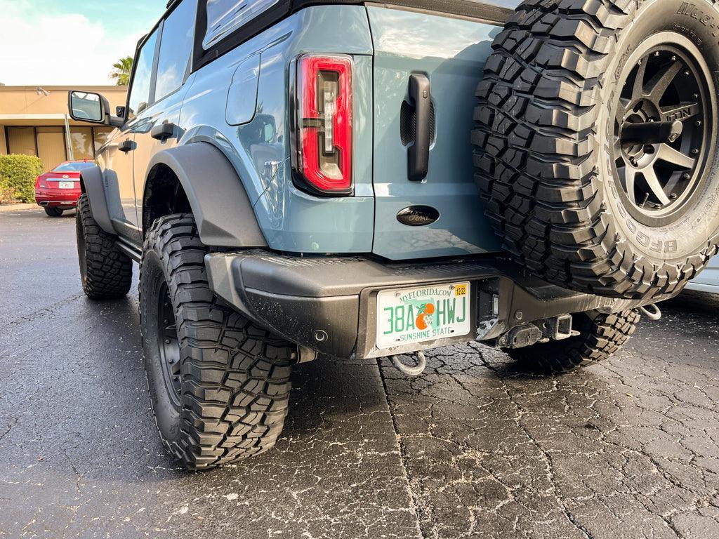 StickerFab Ford Bronco Rear Oval Emblem Overlay (Tint or Solid) - 2021-2023 Bronco / Bronco Sport