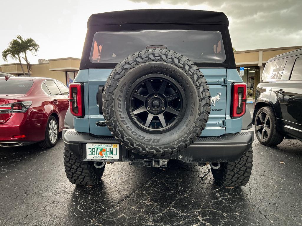 StickerFab Ford Bronco Rear Oval Emblem Overlay (Tint or Solid) - 2021-2023 Bronco / Bronco Sport