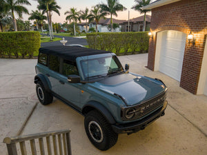 StickerFab Hood Overlay - 2021+ Ford Bronco