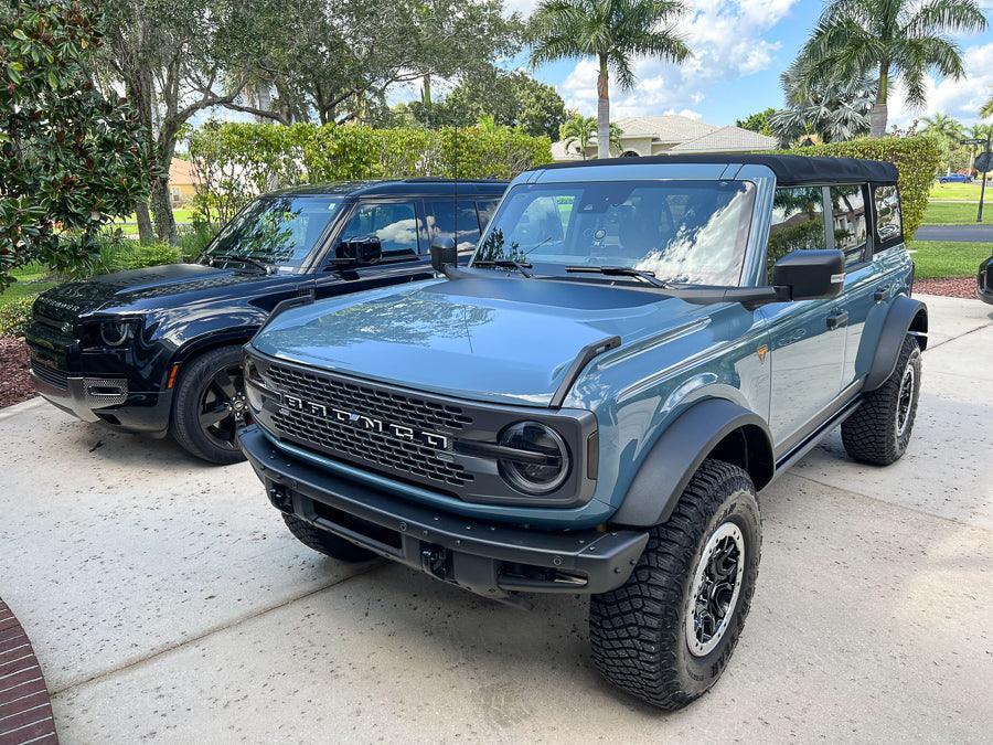 StickerFab Hood Overlay - 2021+ Ford Bronco