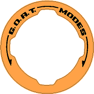 StickerFab Printed Series GOAT Mode Dial Ring Overlay V2 - 2021+ Ford Bronco