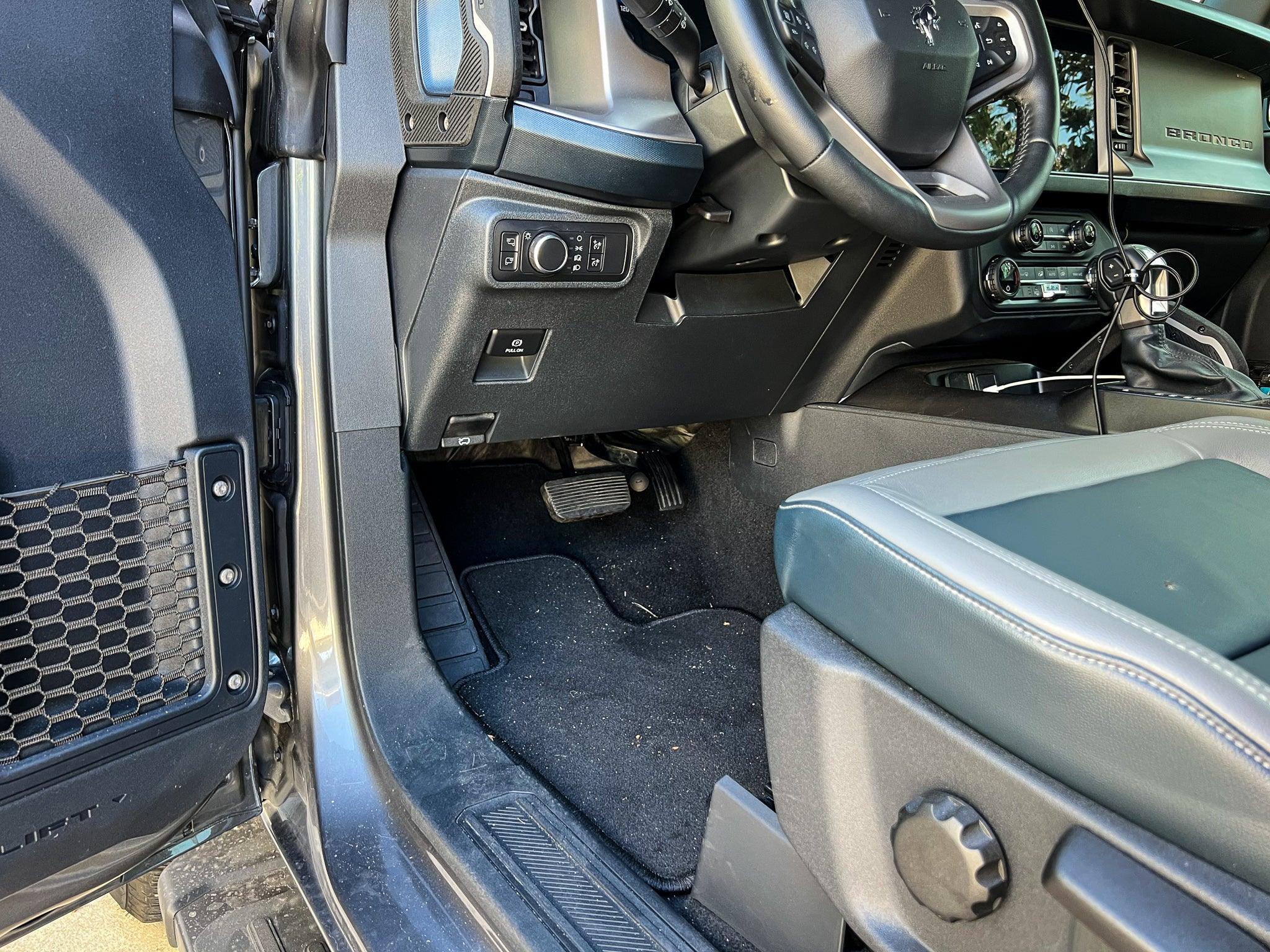 Fuse Labels Compatible w/ Buckle Up Off-Road Waterproof Fuse Box Lid by StickerFab (Underhood and Understeering) - 2021+ Ford Bronco