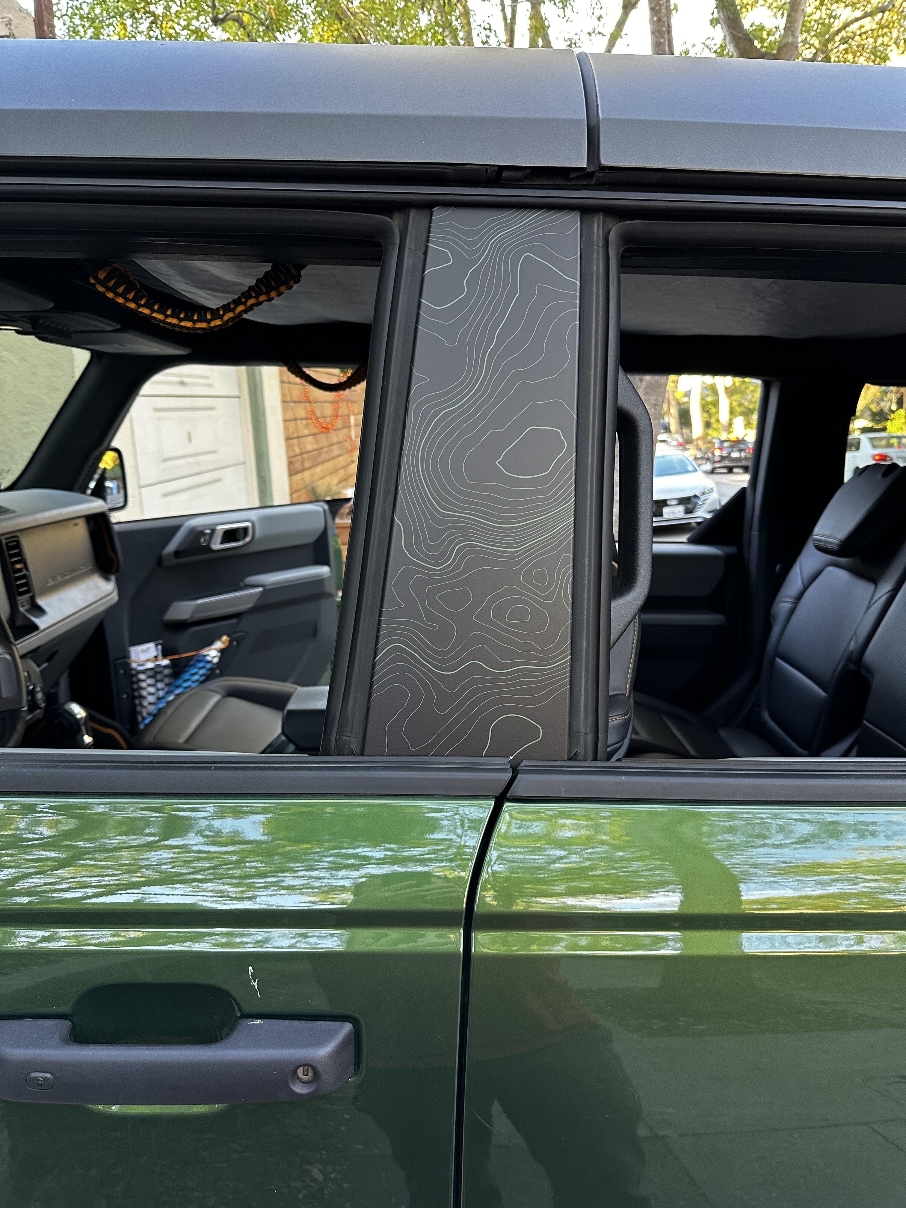 2021+ Bronco Topo B Pillar Protection Kit (Printed Series) - 4