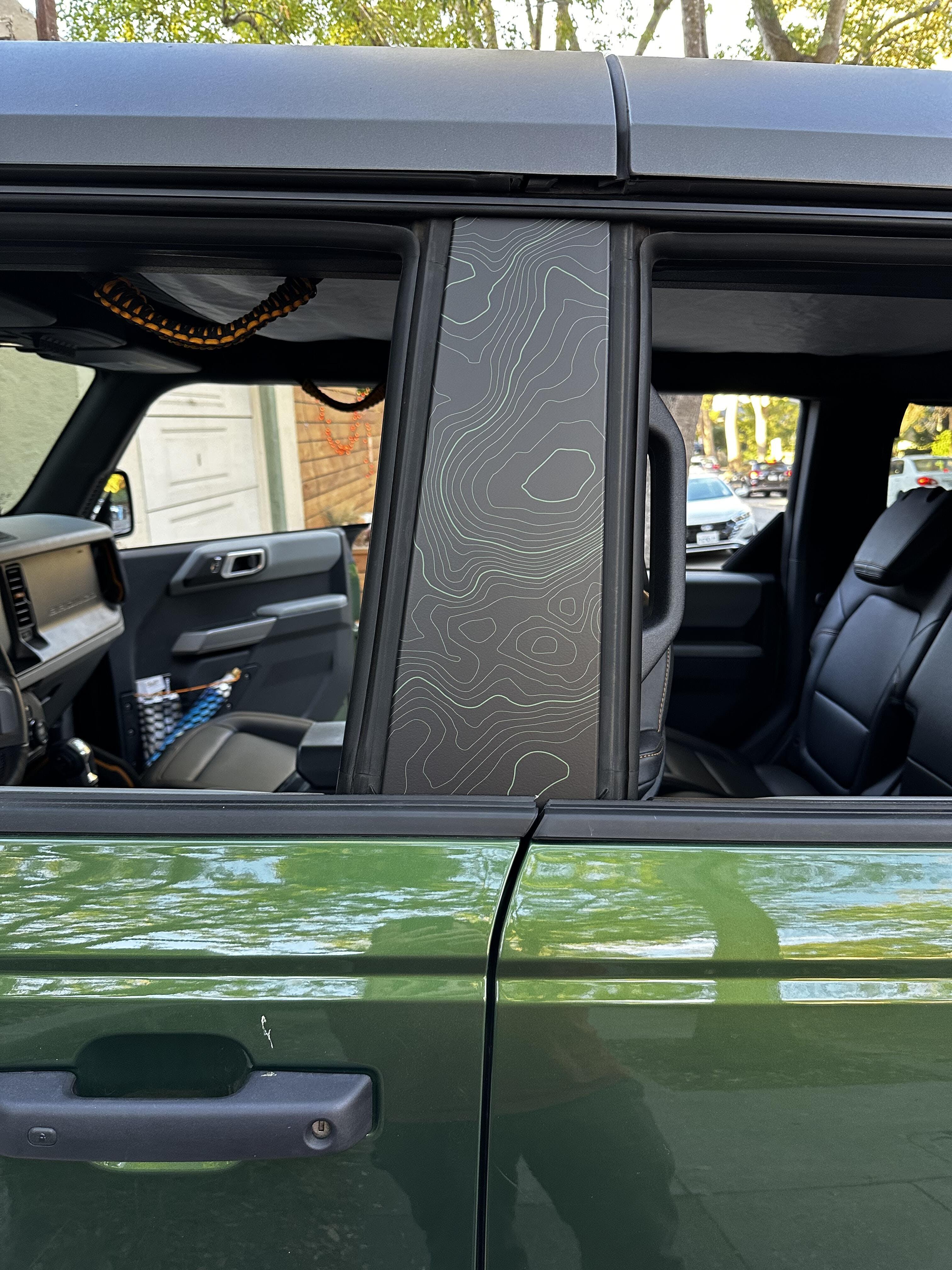 Topo B Pillar Protection Kit (Printed Series) - 2021+ Bronco 4 Door