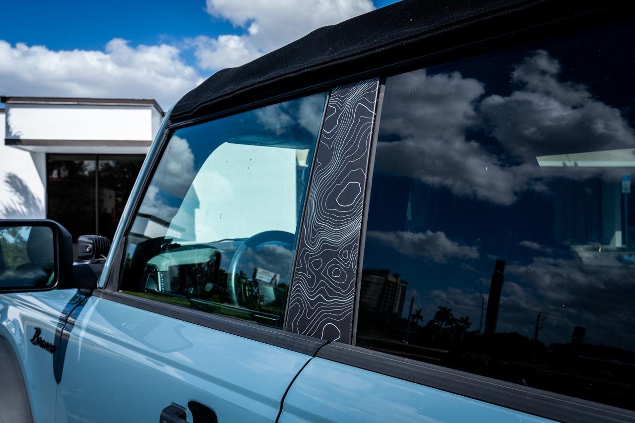 2021+ Bronco Topo B Pillar Protection Kit (Printed Series) - 4